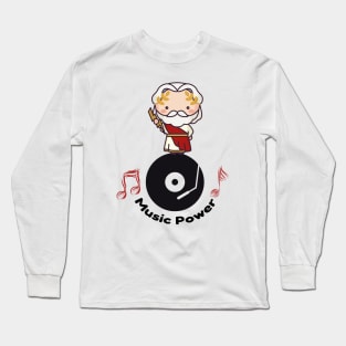 Music life power cool design Long Sleeve T-Shirt